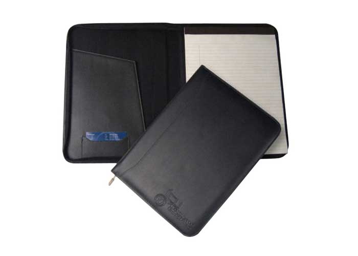 1016 - Zippered Slim-Line Padfolio