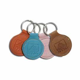 2" Stitched Circle Tag