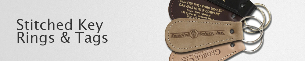 Stitched Key Rings & Tags